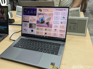 Acer Swift Go 14 AI Edisi Baru Diumumkan, Usung Snapdragon X Plus