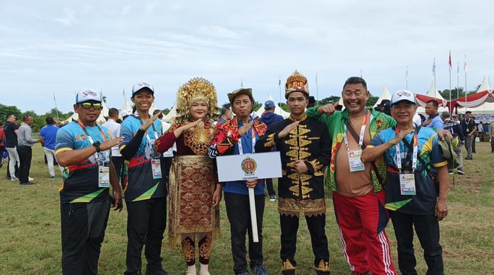 Atlet paramotor DIY, Rachel Mutiara Putriantoro meraih medali emas di PON XXI Aceh-Sumut 2024, Kamis (5/9/2024).