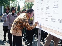 Forkopimda Lamongan Tandatangani Deklarasi Pilkada Damai