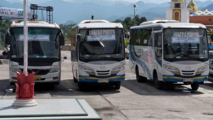 Bus perintis di Kabupaten Pesisir Selatan