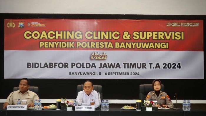 Coaching clinic Polresta Banyuwangi