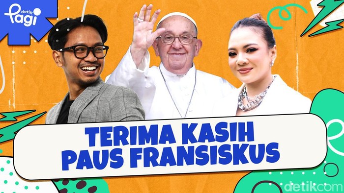 Detik Pagi edisi Jumat, 6 September 2024 membahas Terima Kasih Paus Fransiskus.