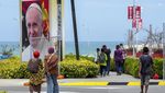 Foto-foto Paus Fransiskus Terpampang di Papua Nugini Jelang Kunjungannya
