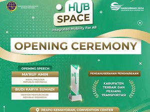 Jumat Ini! Wapres dan Menteri Perhubungan Bakal Buka Hub Space 2024