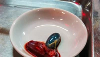 Empedu Ular Kobra terbilang makanan ekstrem, termasuk di Vietnam. Empedu ini masih mentah, bahkan berasal dari ular yang masih hidup. Foto: site news