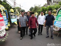 JK, Anies dan Bahlil Melayat Faisal Basri