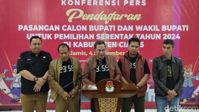 KPU Ciamis umumkan hanya ada satu bakal pasangan calon yang mendaftar untuk mengikuti perhelatan Pilbup Ciamis.