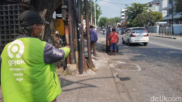 Lokasi kecelakaan truk tangki di Plumpang, Jakarta Utara