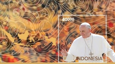 Ini Perangko Khusus Edisi Kunjungan Paus Fransiskus ke RI