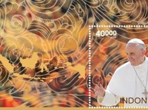 Ini Perangko Khusus Edisi Kunjungan Paus Fransiskus ke RI
