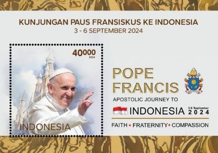 Perangko Edisi Paus Fransiskus