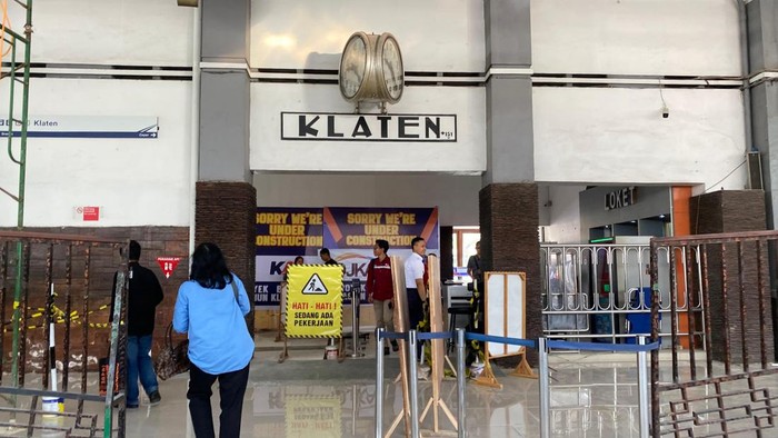 Proyek penataan Stasiun Klaten telah dimulai, Kamis (5/9/2024).