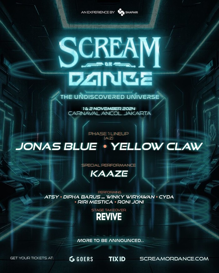 Scream or Dance Scream or Dance hadir lagi tahun ini.