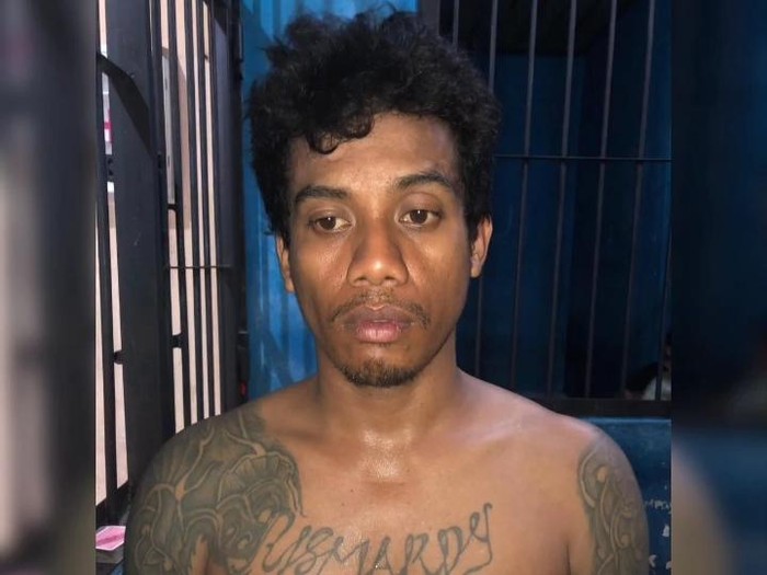 Tampang pelaku penjambret di Manggala, Makassar.