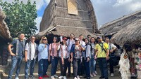 Bangunan lumbung di Desa Sade