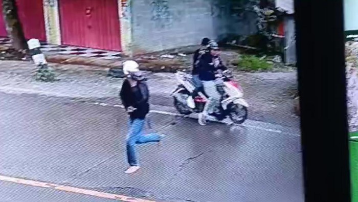Aksi teror kelompok remaja bersenjata tajam di SMK Maarif NU Kecamatan Paguyangan, Brebes. Foto diunggah Jumat (6/9/2024).