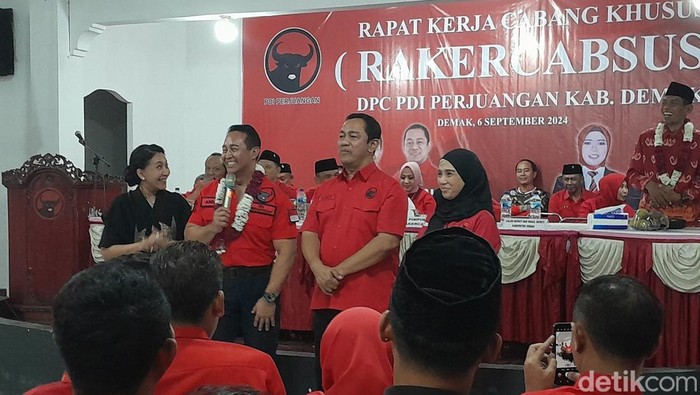 Andika Perkasa hadiri Konfercabsus di Demak, Jumat (6/9/2024).