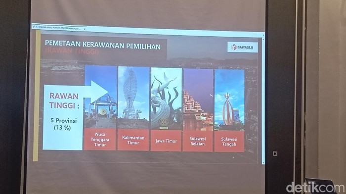 Pemaparan Bawaslu terkait kerawanan Pilkada 2024 di Kupang, NTT, Jumat (6/9/2024).