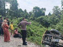 Bus Angkut 23 Siswa TK-SD di Banggai Jatuh ke Jurang, 14 Orang Luka