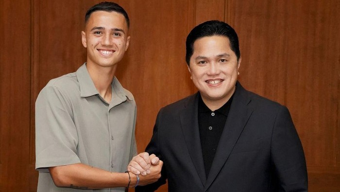 eliano reijnders erick thohir ketua umum pssi ketum pssi naturalisasi timnas indonesia pemain naturalisasi indonesia