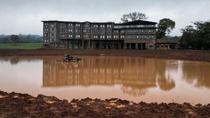 A general view shows Treetops Hotel in the Aberdare National Park, where Britain's then-young Princess Elizabeth was staying when she acceded to the throne - in 1952; reopening after a prolonged closure due to the coronavirus disease (COVID-19) pandemic, in Nyeri County, Kenya, August 20, 2024. REUTERS/Jefferson Kahinju