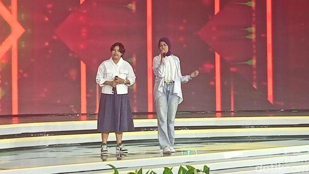Penampilan pemenang audisi Hub Idol tampil di panggung Hub Space 2024, JIEXPO Convention Centre and Theatre, Kemayoran, Jakarta Pusat, pada Jumat (6/9/2024).
