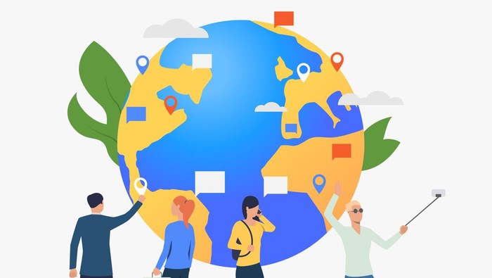 Ilustrasi globalisasi