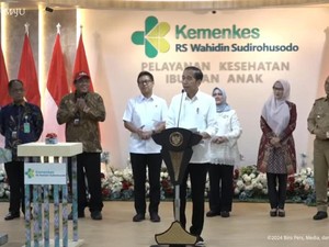 Jokowi Resmikan Gedung Kesehatan Ibu-Anak RSUP Makassar, Telan Biaya Rp 712 M