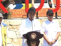 Gelontorkan Rp 2,1 T, Jokowi Resmikan Flyover hingga Jembatan di Jatim