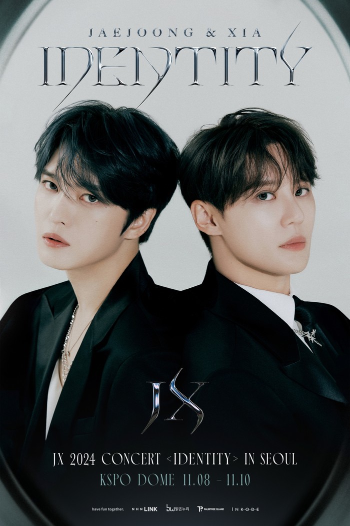 JX Poster konser JX, Jaejoong dan Xia Junsu, IDENTITY.