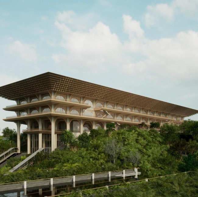 Potret Kantor Wapres di IKN yang Hampir Rampung, Mau Dipakai Gibran Tahun Depan