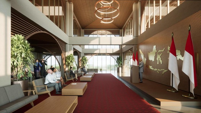 Kawasan Istana Wapres di IKN