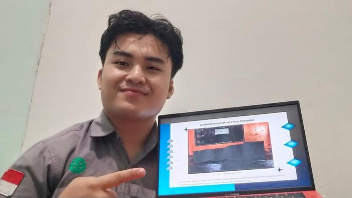 Kornel, mahasiswa ITS yang punya ide mengubah limbah filter rokok menjadi bahan penguat aspal