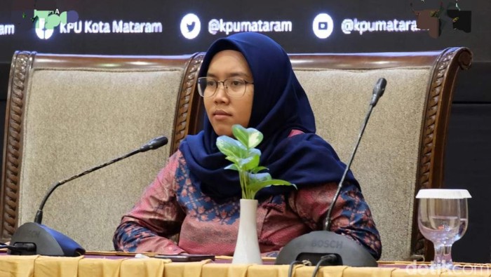 Ketua Divisi Teknis Penyelenggara KPU Kota Mataram Sulfiani Ariyanti.