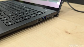 Keduanya dilengkapi RAM hingga 32GB dan penyimpanan SSD hingga 1TB (untuk Swift 14 AI) dan 2TB (untuk Swift 16 AI). Kapasitas baterainya sebesar 65Wh untuk Swift 14 AI dan 75Wh untuk Swift 16 AI. Foto: Virgina Maulita Putri/detikINET