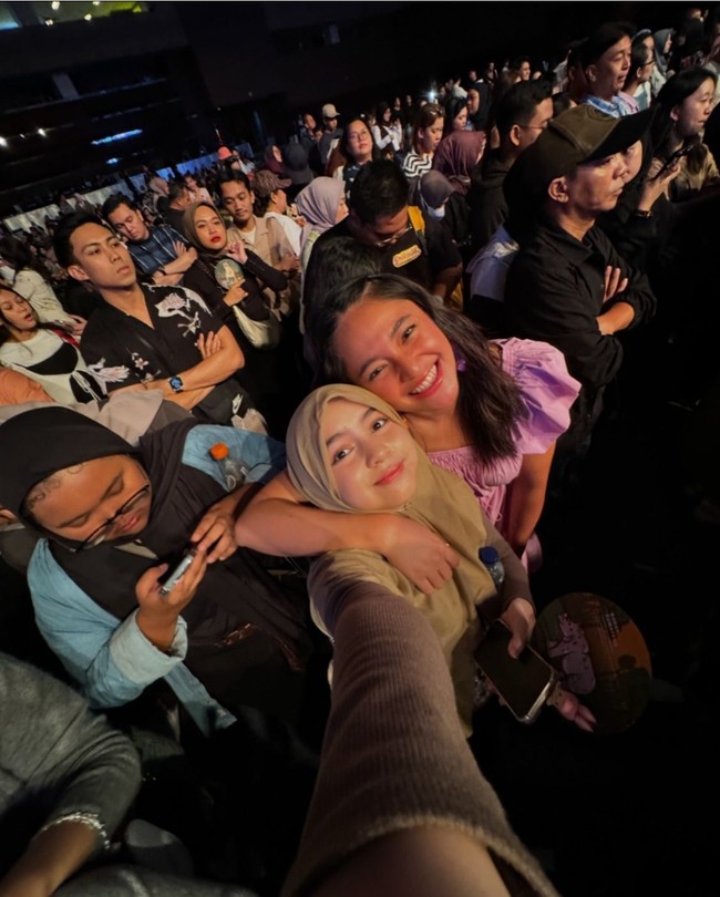 Ibu anak ini juga terlihat di acara musik lainnya. Baik Marshanda dan Sienna terlihat bahagia di konser Java Jazz. Foto: Dok. Instagram Marshanda