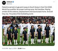 Meme Palestina vs Korea Selatan