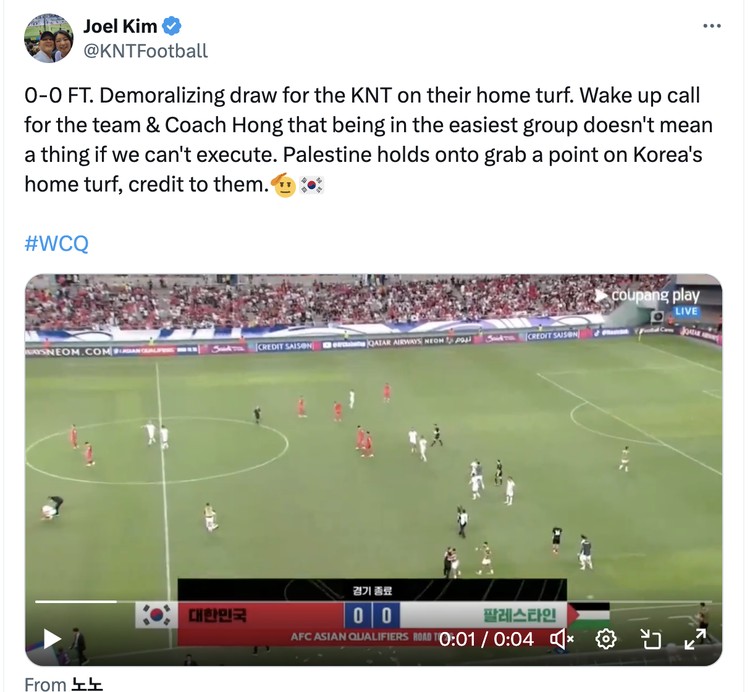 Meme Palestina vs Korea Selatan