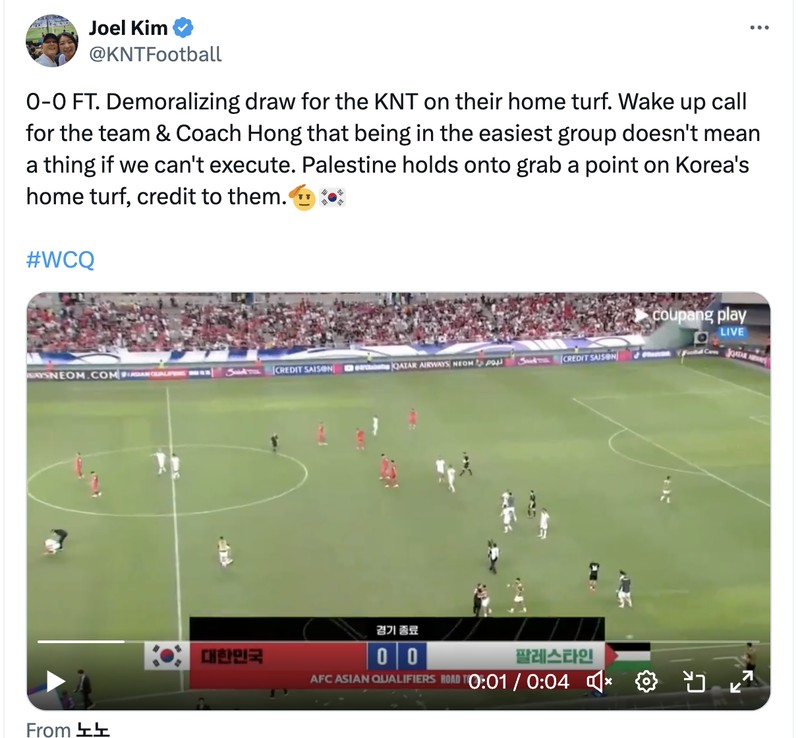 Meme Palestina vs Korea Selatan