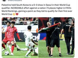 Heboh Palestina Tahan Imbang Korsel di Kandang Lawan