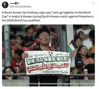 Meme Palestina vs Korea Selatan