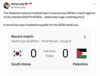 Meme Palestina vs Korea Selatan