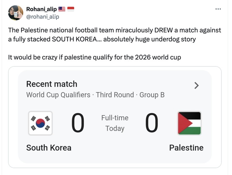 Meme Palestina vs Korea Selatan Meme Palestina vs Korea Selatan