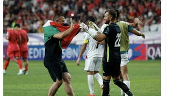 Menahan imbang Korsel dianggap prestasi luar biasa bagi Palestina. Foto: X.com