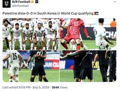 Heboh Palestina Tahan Imbang Korsel di Kandang Lawan