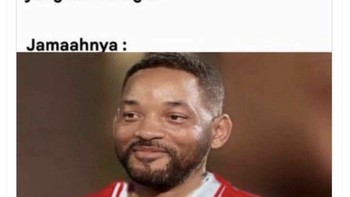 Hadirin Jumat pun berbahagia karena Indonesia sukses menahan imbang Arab Saudi. Foto: Twitter/X