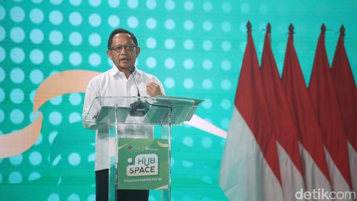 Mendagri Tito Karnavian di Hub Space 2024.(Foto: Pradita Utama/detikcom)