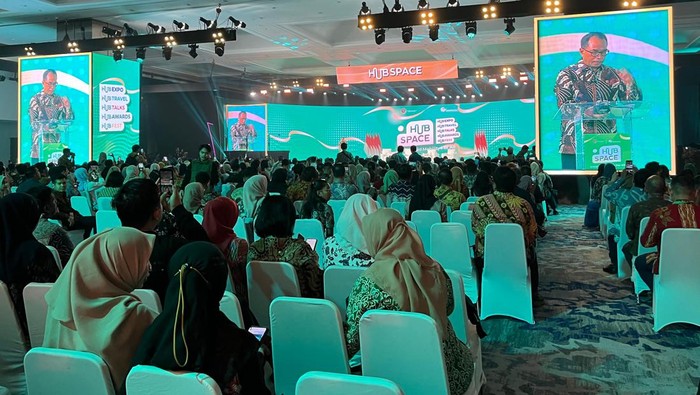 Menhub Budi Karya buka Hub Space 2024 (Rumondang-detikcom)
