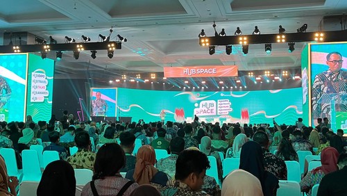 Menhub Budi Karya buka Hub Space 2024 (Rumondang-detikcom)