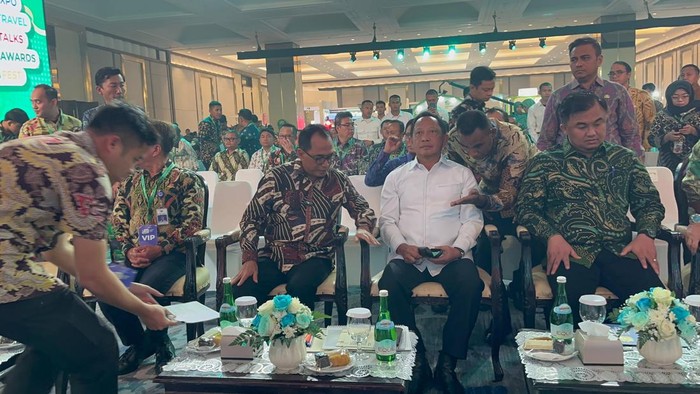 Menhub dan Mendagri di acara Hub Space 2024 (Rumondang/detikcom)